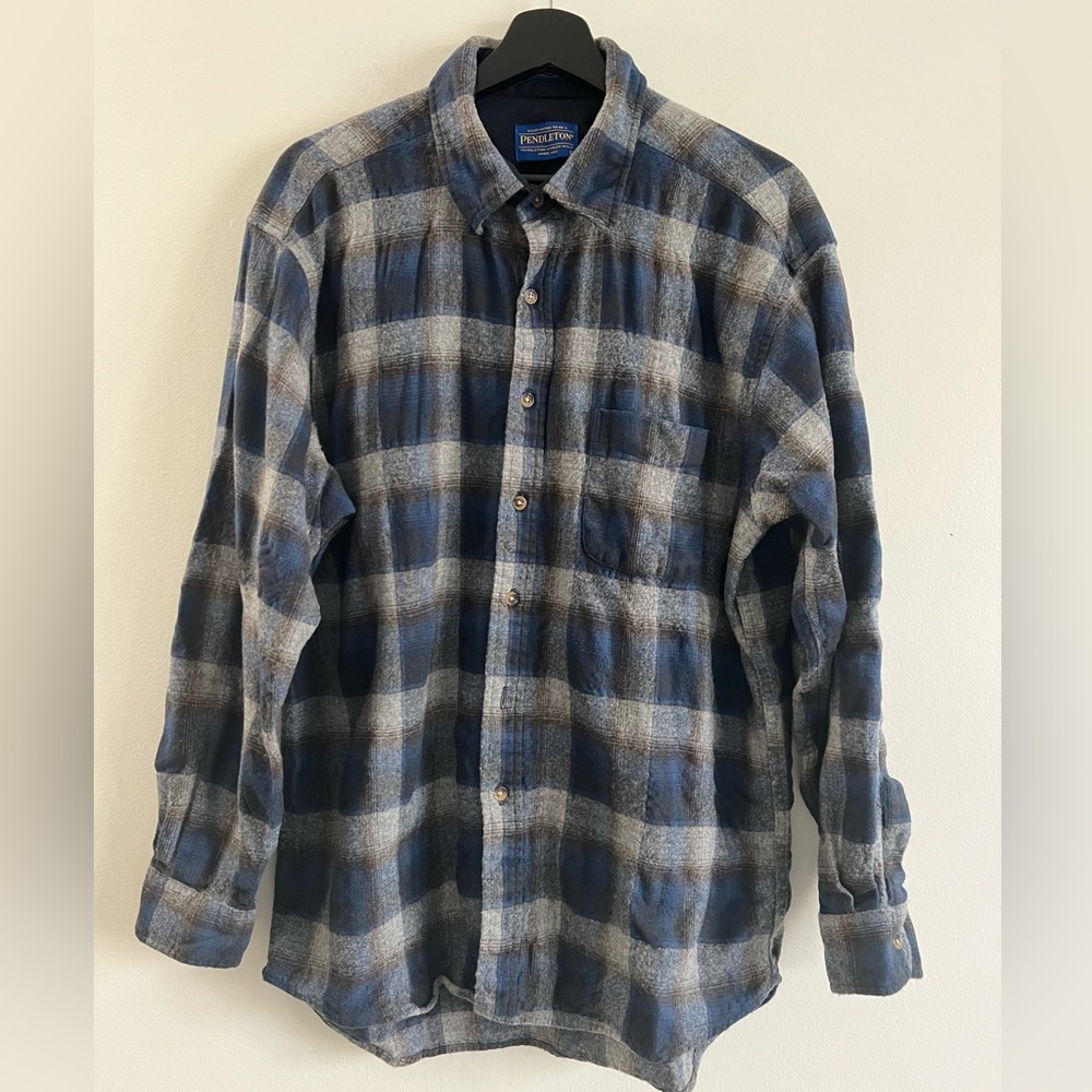 Pendleton plaid lodge flannel shirt